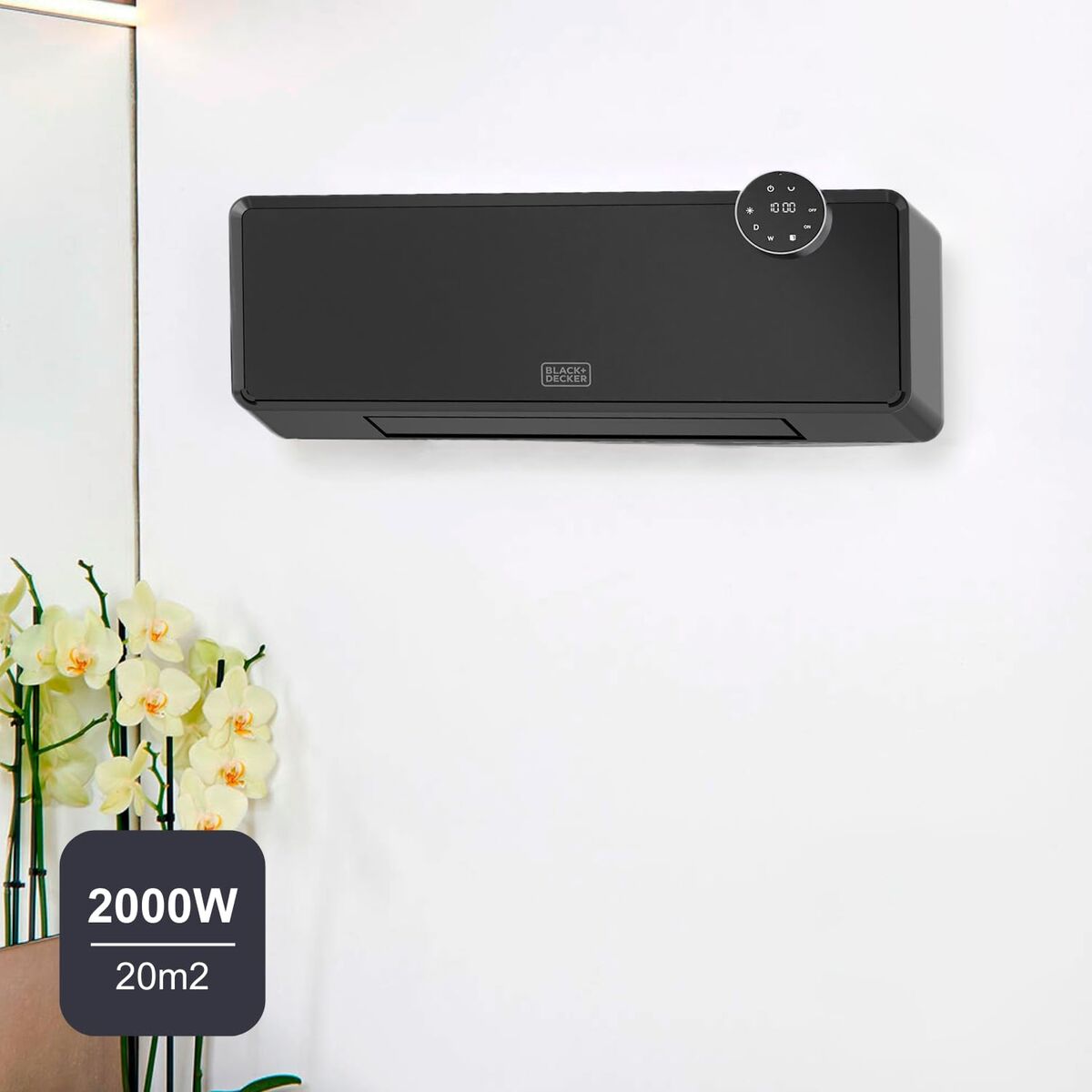 Riscaldamento Black & Decker BXWSH2001E Nero