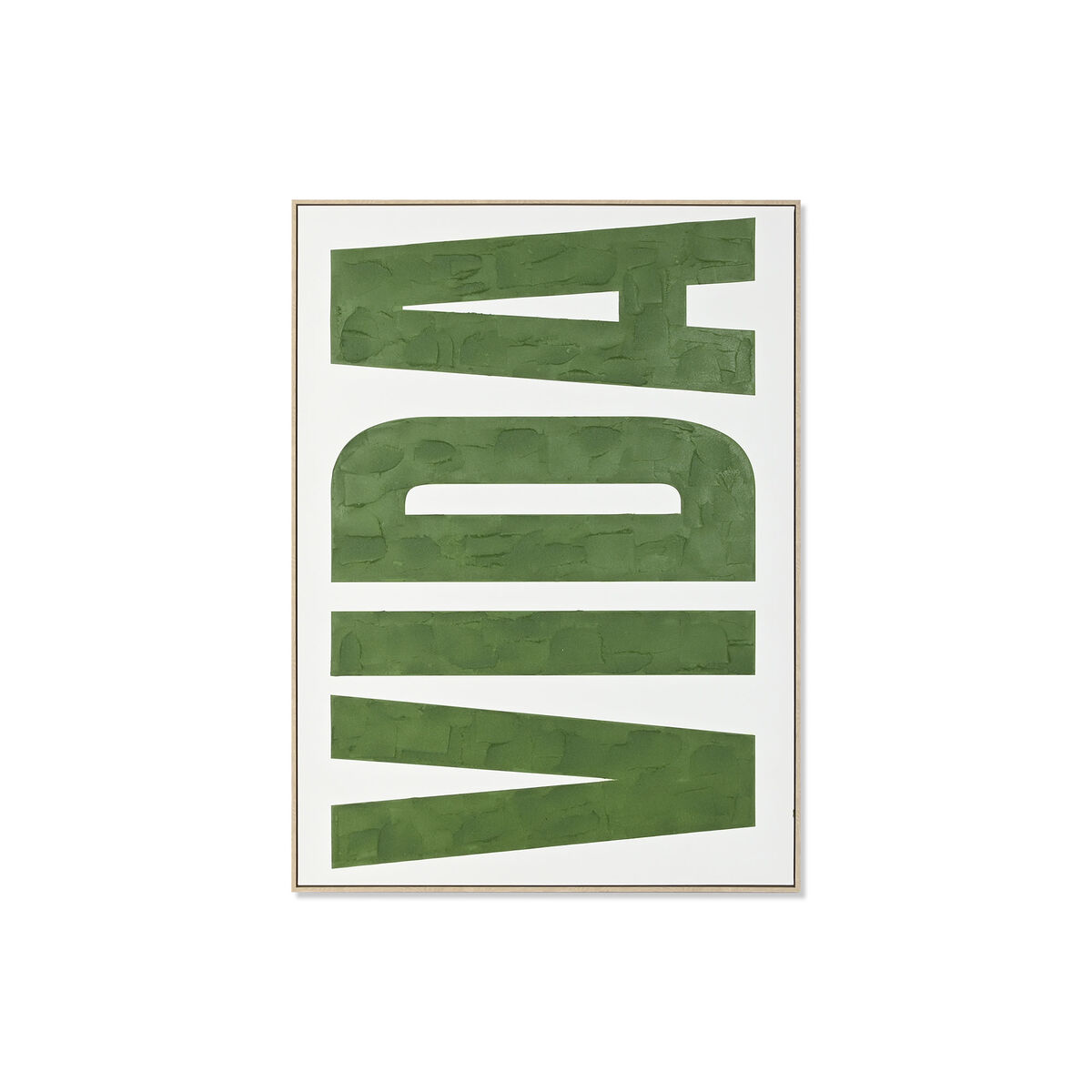 Tela Home ESPRIT VIDA Verde Beige Moderno 103 x 4,5 x 143 cm