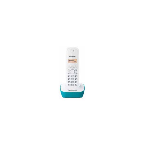 Telefono Senza Fili Panasonic Corp. KX-TG1611SPC DECT Bianco Turchese Ambra
