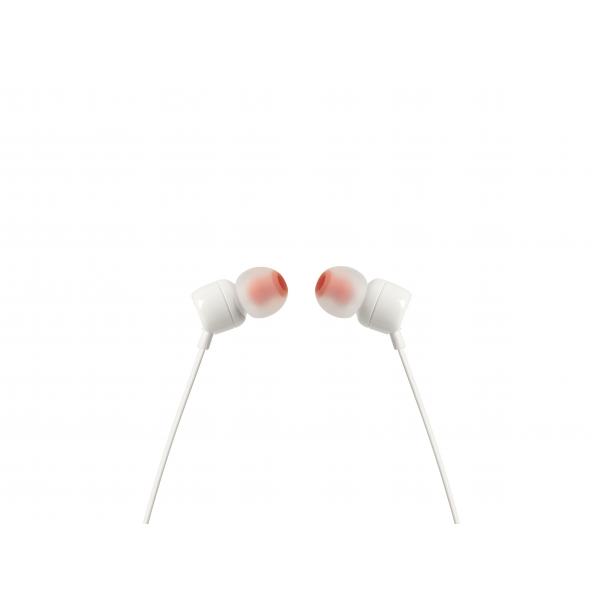 Auricolari con Microfono JBL T110 Bianco