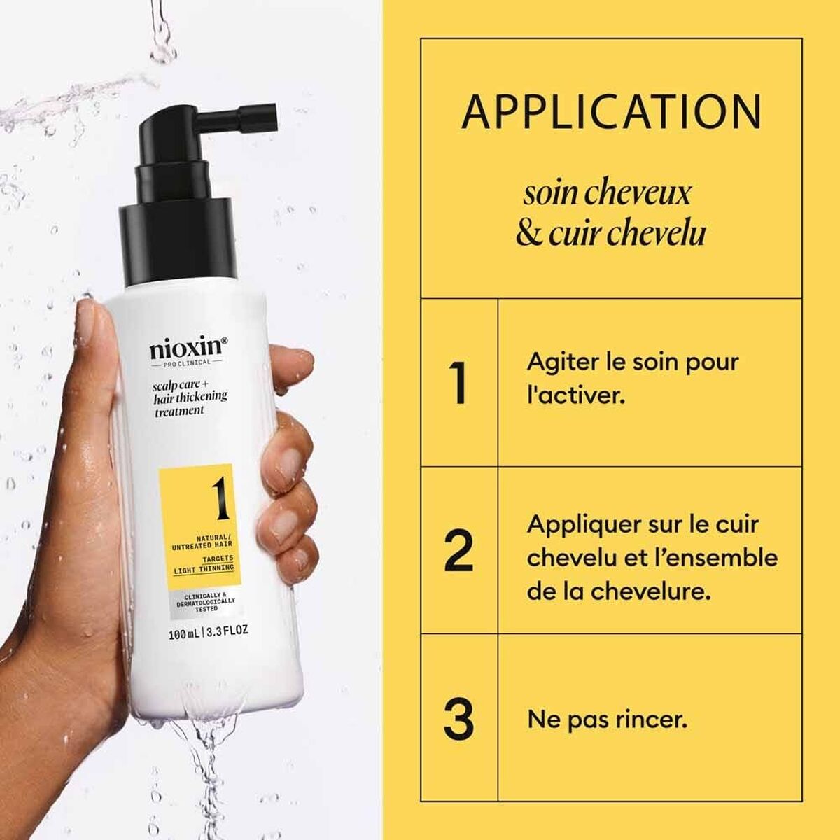 Trattamento per Capelli Ricostruttore Nioxin System 1 Scalp 100 ml - Image 4