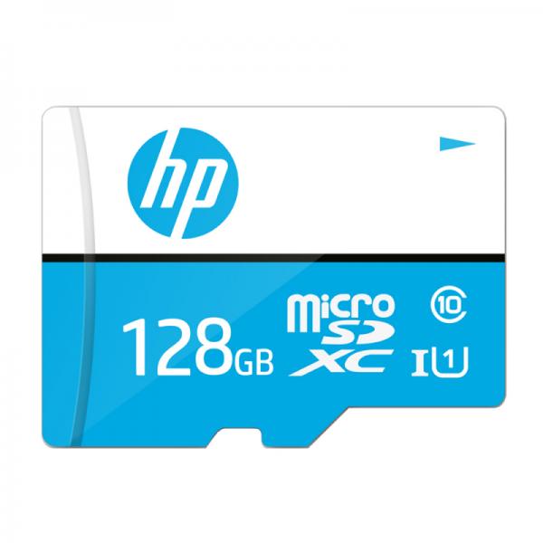 Scheda Di Memoria Micro SD con Adattatore HP Classe 10 100 Mb/s Capacità:128 GB