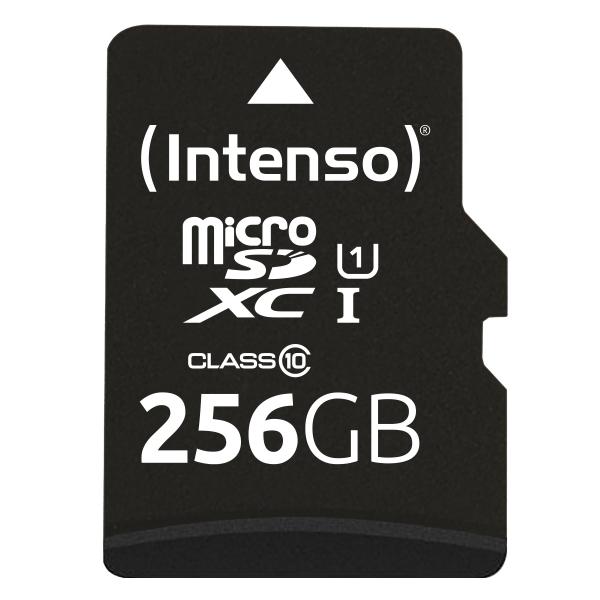Scheda Di Memoria Micro SD con Adattatore INTENSO 3423492 256 GB 256 GB