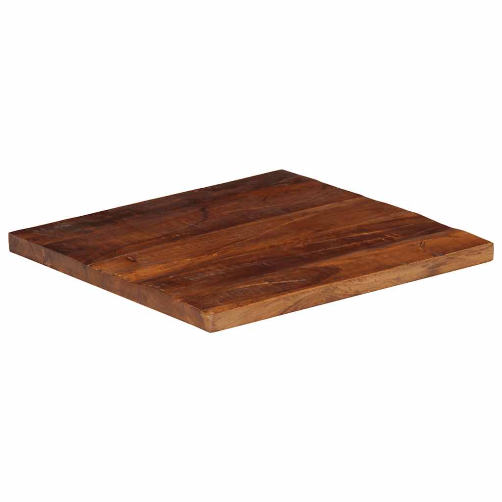 vidaXL Tablero de mesa cuadrado madera maciza reciclada 50x50x2,5 cm