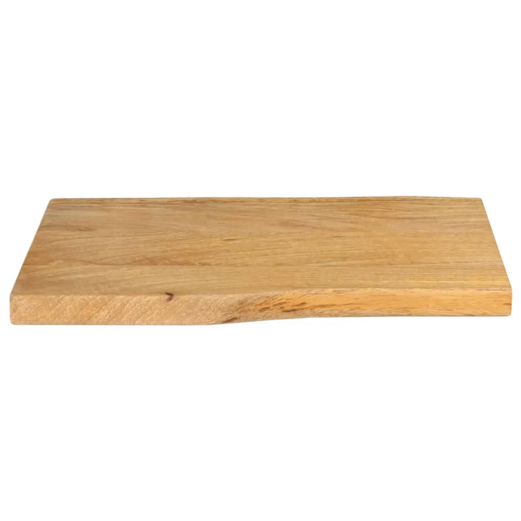 vidaXL Tablero de mesa borde natural madera maciza mango 60x40x2,5 cm - Image 3