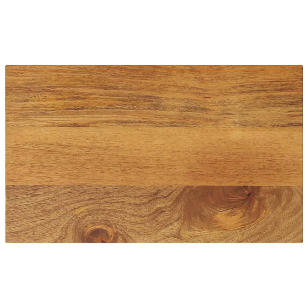 vidaXL Tablero de mesa rectangular madera maciza mango 50x40x3,8 cm