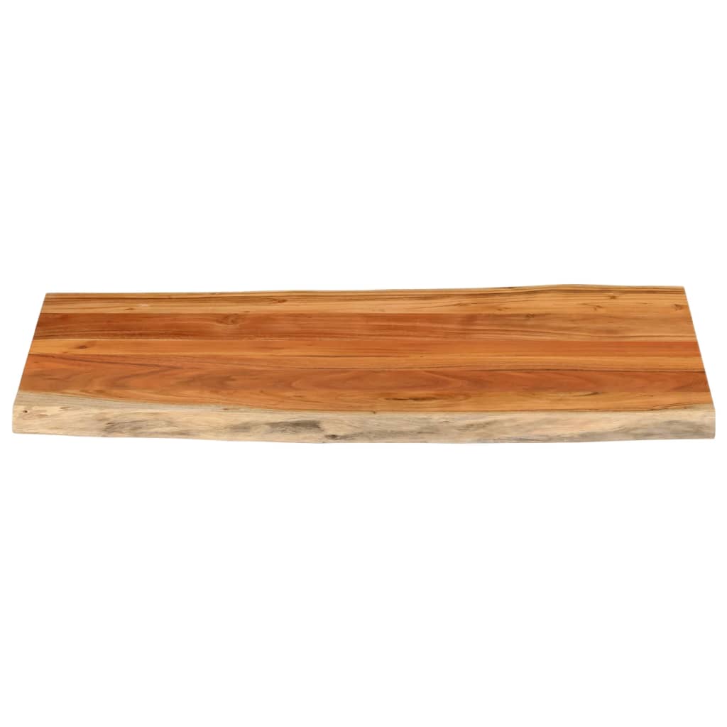 vidaXL Tablero de mesa rectangular borde natural acacia 120x60x2,5 cm - Image 3