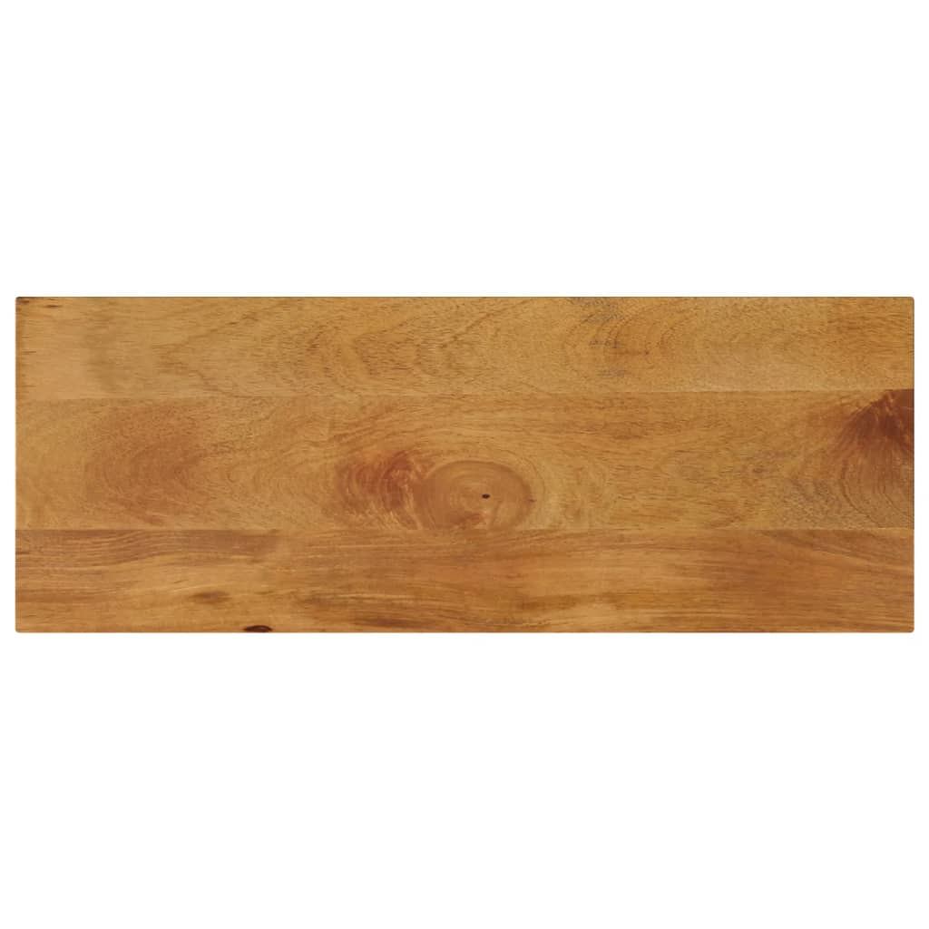 vidaXL Tablero de mesa rectangular madera maciza mango 90x30x3,8 cm