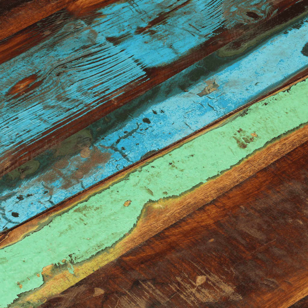 vidaXL Tablero de mesa redonda 60 cm 25-27 mm madera maciza reciclada - Image 6