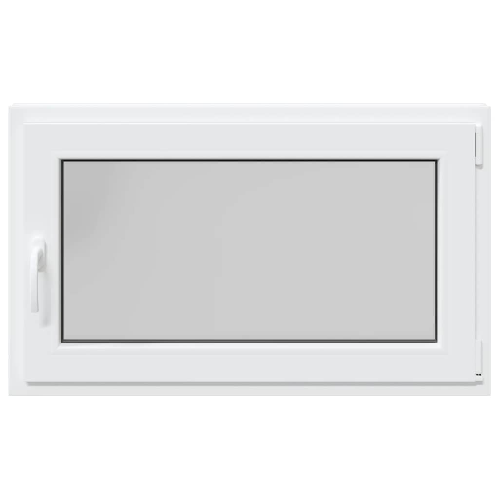 vidaXL Kellerfenster "RISOR" 100x50 cm Drehkipp DIN Rechts Weiß - Image 5