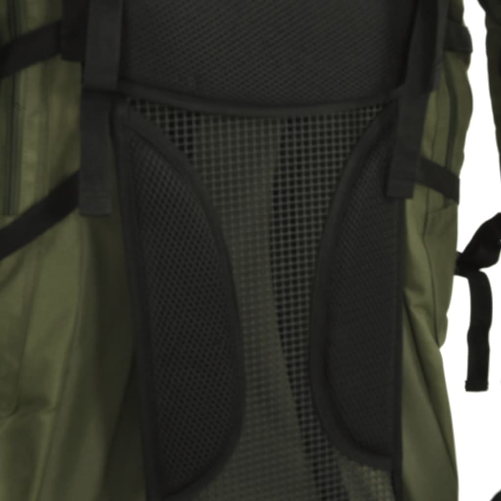 vidaXL Wanderrucksack Armeegrün 80 L Oxford-Gewebe - Image 4