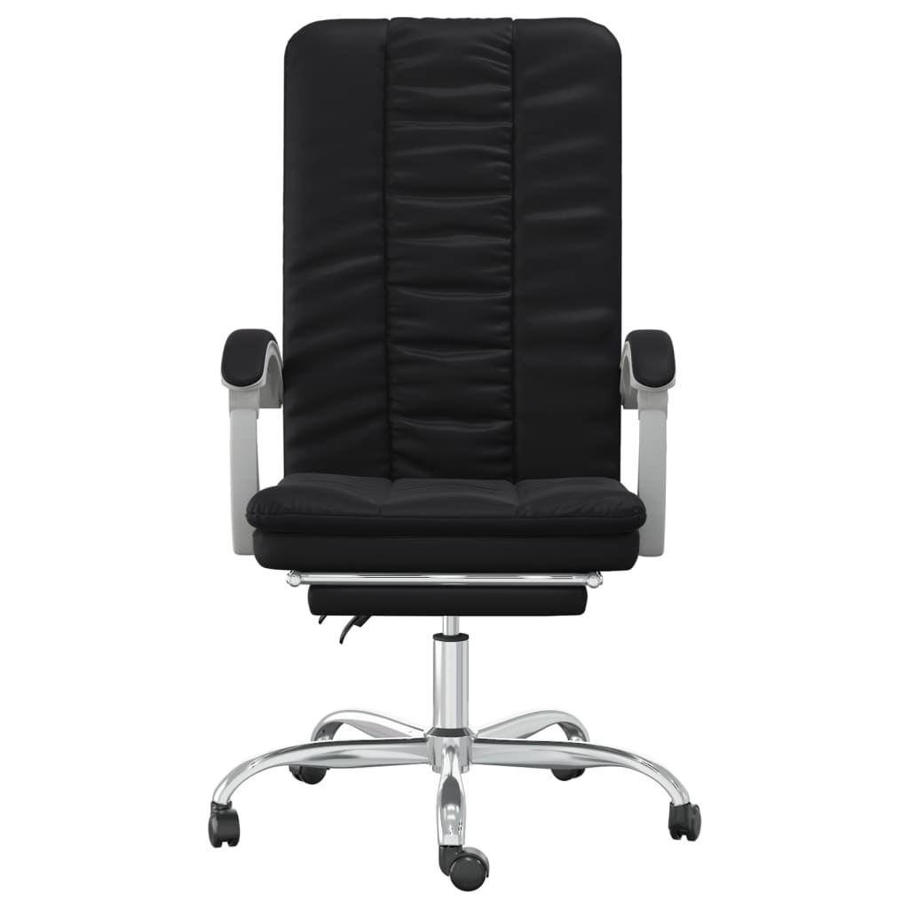 vidaXL Fauteuil inclinable de bureau Noir Similicuir - Image 3