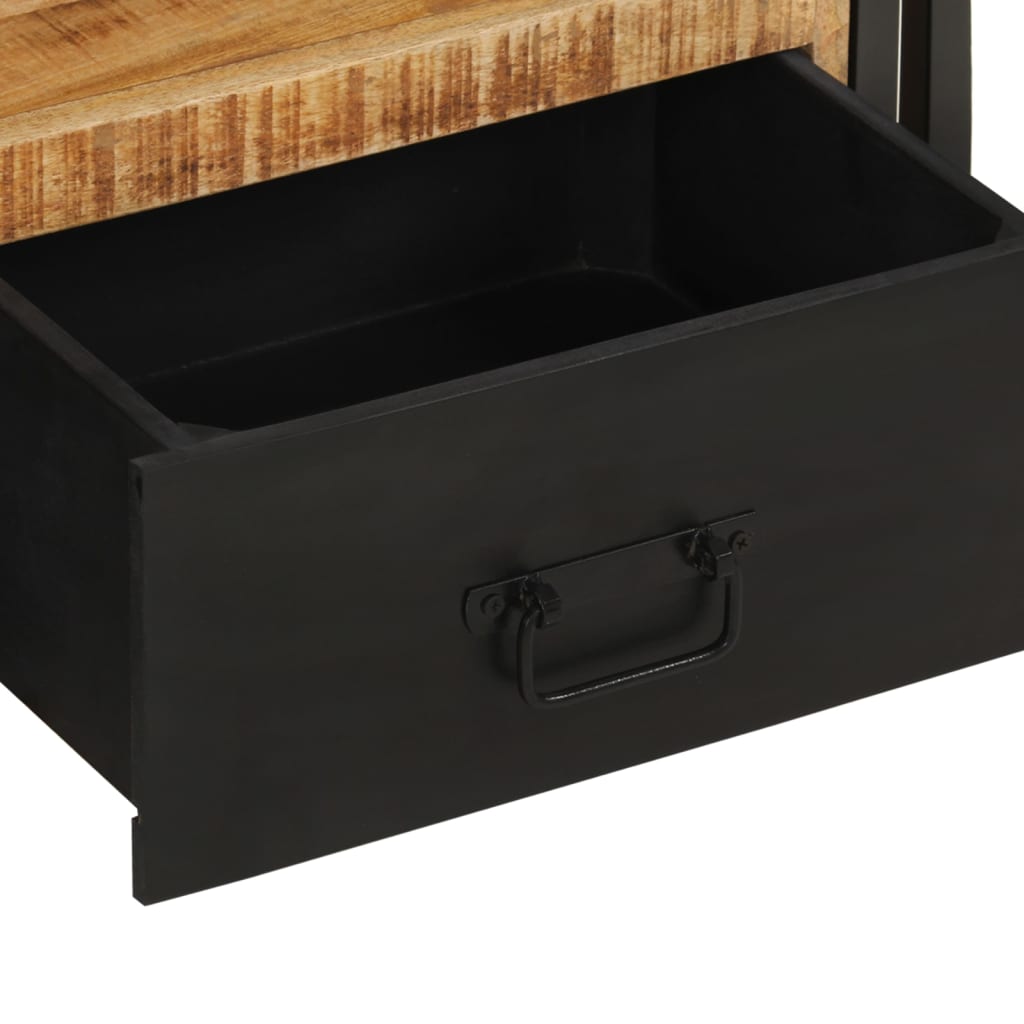 vidaXL Mueble de TV madera maciza de mango 120x30x40 cm - Image 6