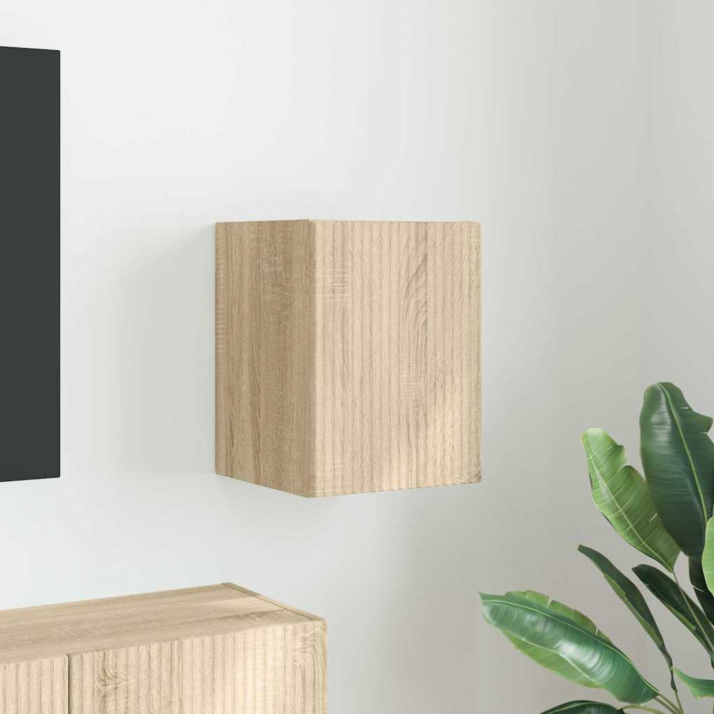 vidaXL Mueble de TV Montado en la Pared Sonoma 30 x 31 x 40 cm