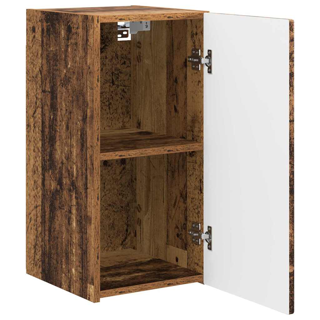 vidaXL Mueble de TV Montado en la Pared 2 pcs Madera Vieja - Image 6