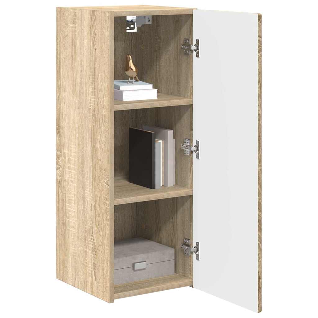 vidaXL Mueble de TV Montado en la Pared Sonoma 30 x 31 x 80 cm - Image 3