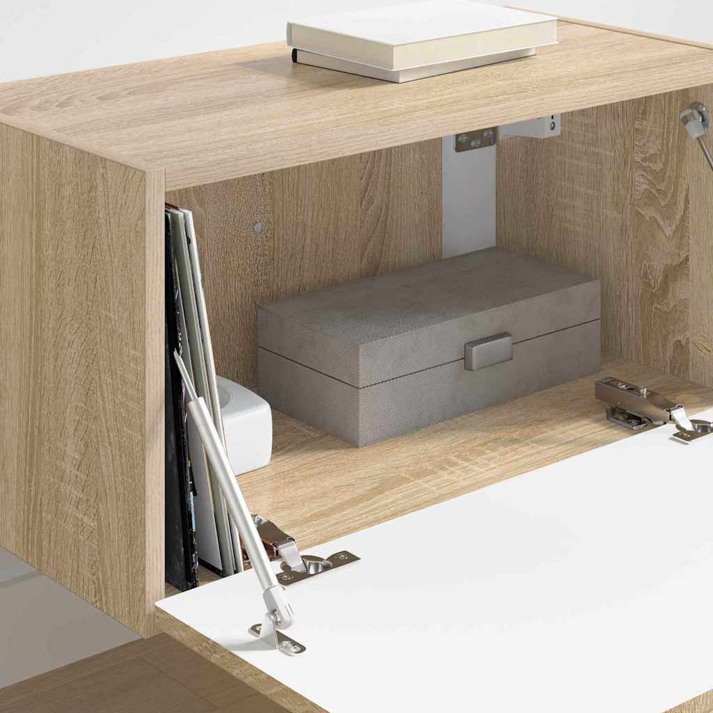 vidaXL Mueble de TV Montado en la Pared Sonoma 60 x 31 x 29.5 cm - Image 4