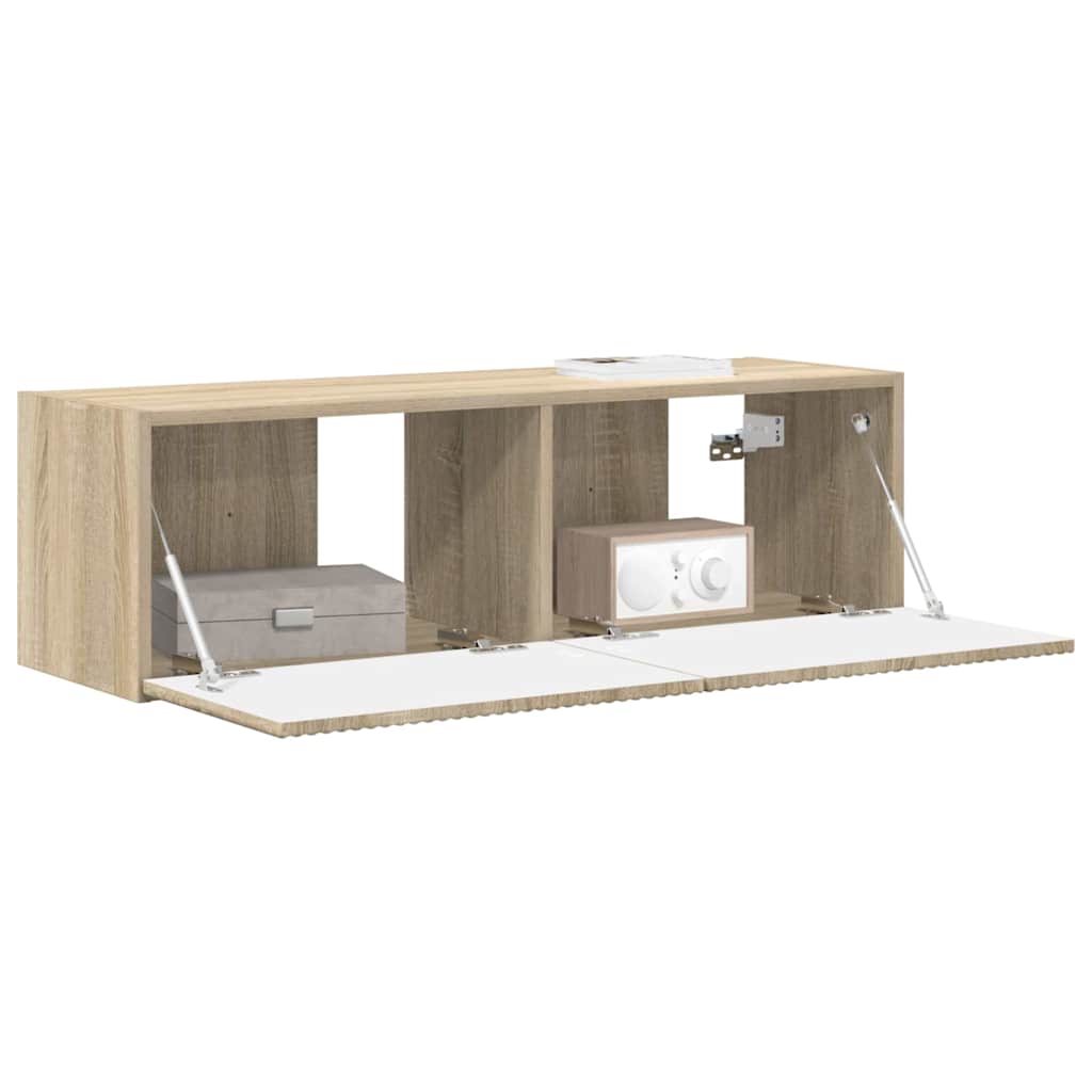 vidaXL Mueble de TV Montado en la Pared Sonoma 60 x 31 x 29.5 cm - Image 3