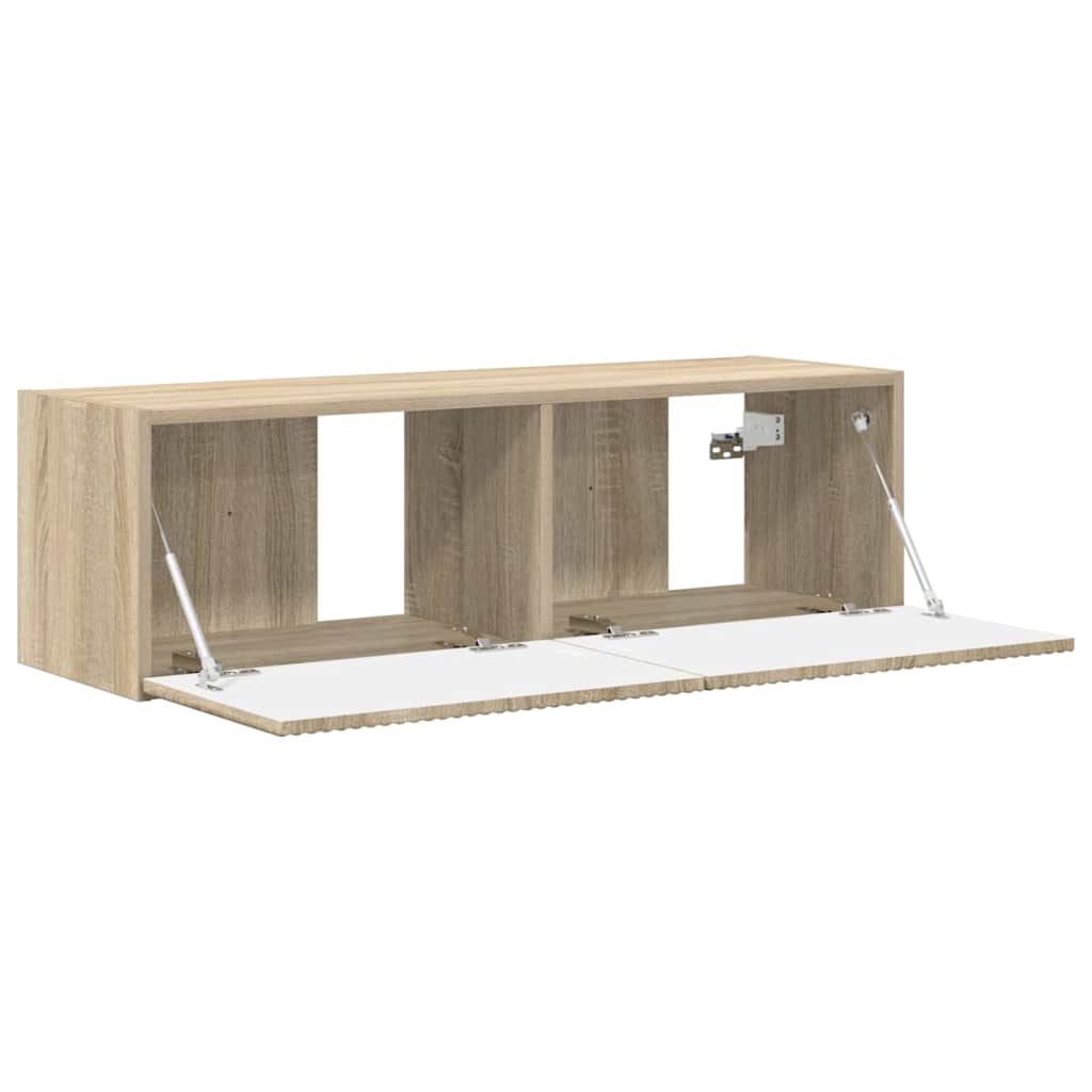 vidaXL Mueble de TV Montado en la Pared Sonoma 60 x 31 x 29.5 cm - Image 5