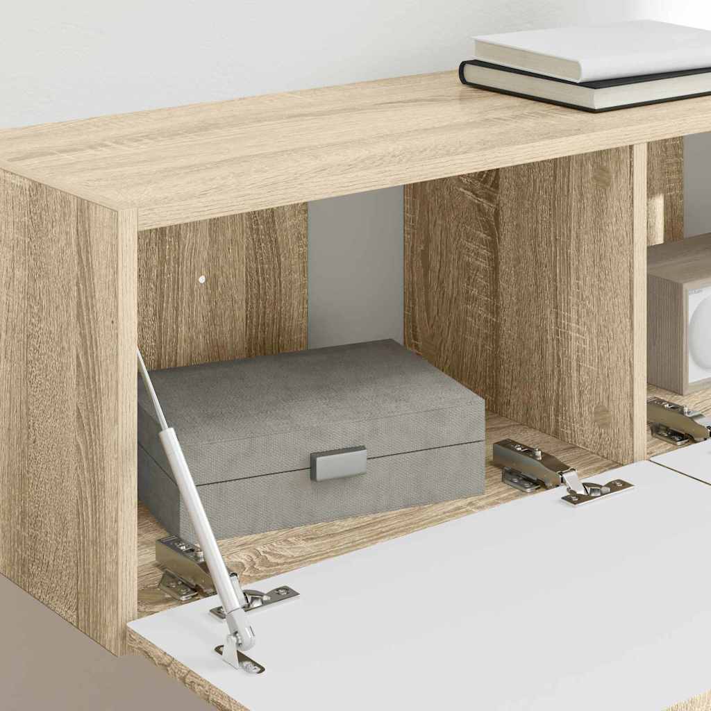 vidaXL Mueble de TV Montado en la Pared Sonoma 60 x 31 x 29.5 cm - Image 4