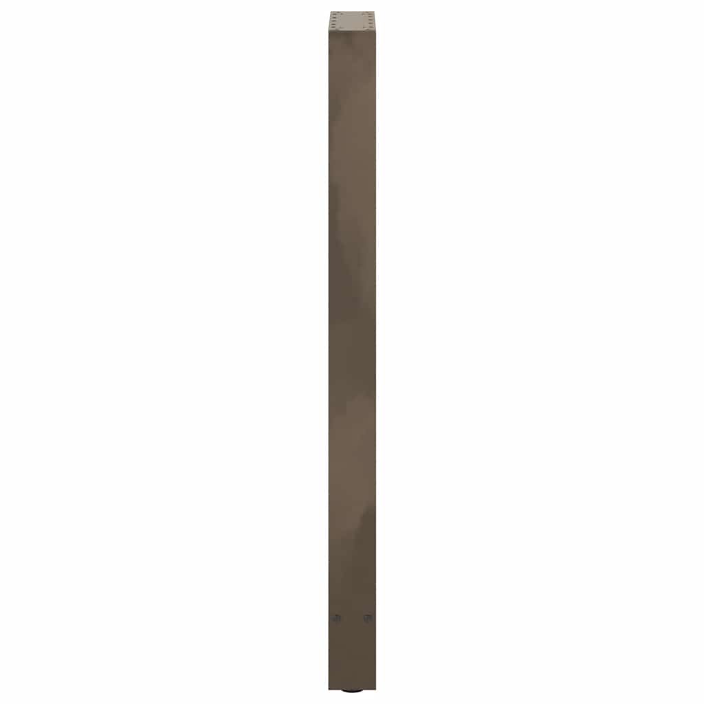 vidaXL Patas para mesa de bar de acero natural (2 unidades, 40 x 110-111 cm) - Image 6
