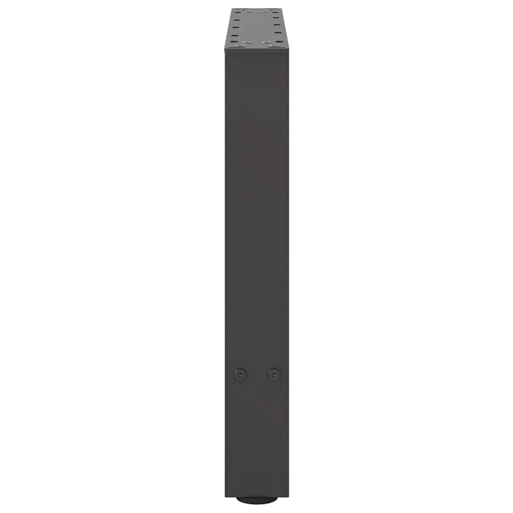 vidaXL Patas para mesa de centro antracita (2 unidades, 50 x 42-43 cm, acero) - Image 6