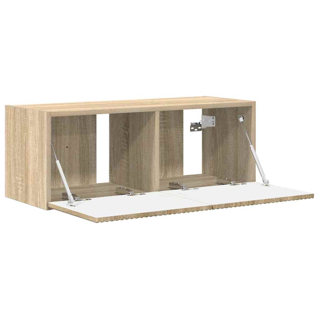 vidaXL Mueble de TV Montado en la Pared Sonoma 60 x 31 x 29.5 cm - Image 5