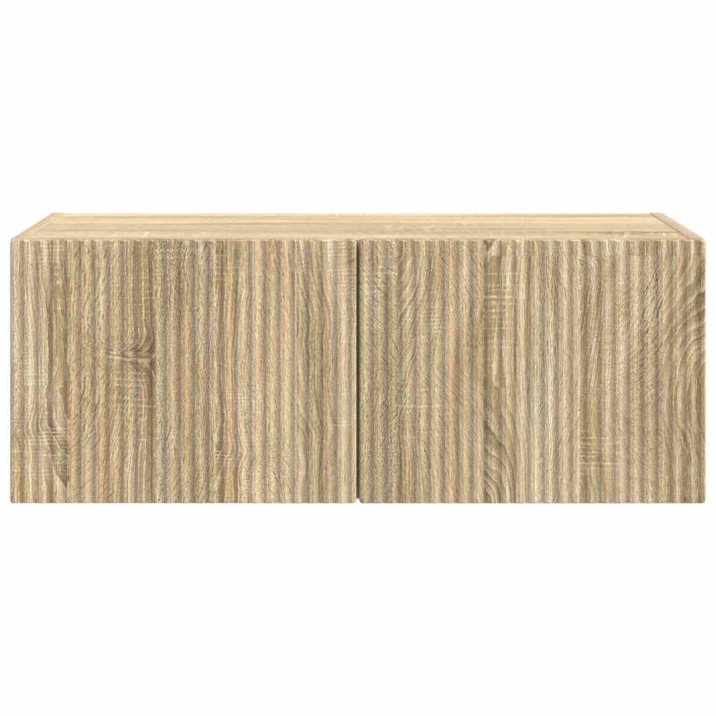 vidaXL Mueble de TV Montado en la Pared Sonoma 60 x 31 x 29.5 cm - Image 6