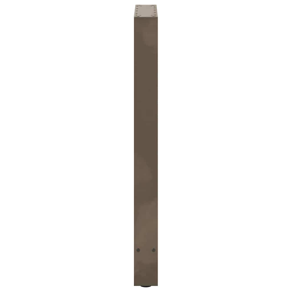 vidaXL Patas para mesa de bar de acero natural (2 unidades, 50 x 90-91 cm) - Image 6