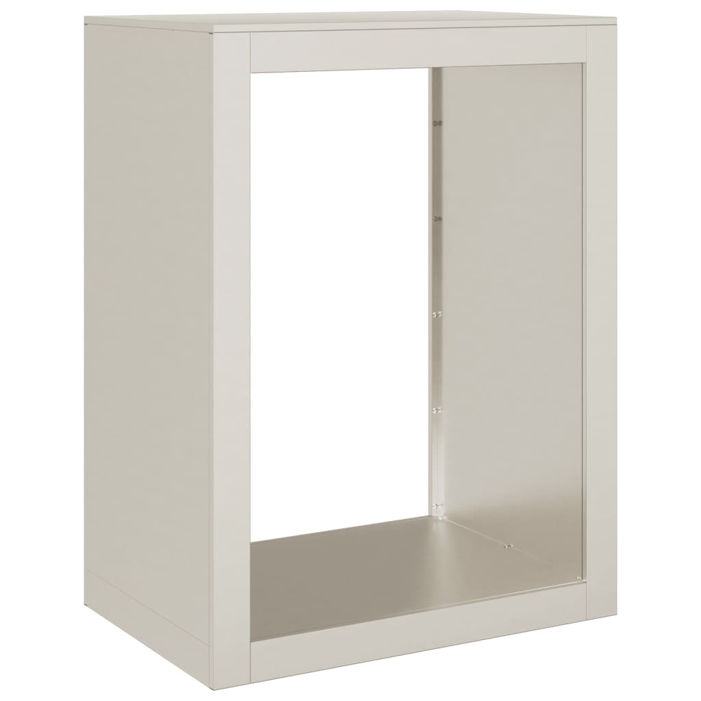 vidaXL Brennholzregal 60x40x80 cm Wetterfester Stahl - Image 4