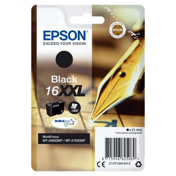 Epson 16xxl - 21,6 Ml - Xl - Nero - Originale
