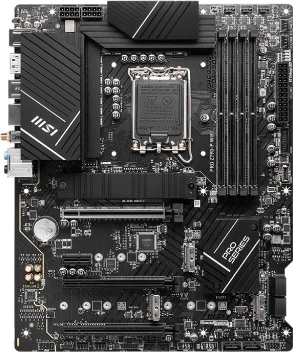 Msi Pro Z790-P Wifi - Motherboard - Atx - Lga1700-Sockel - Z790 Chipsatz - Usb 3,2 Gen 1, Usb 3,2 Gen 2, UsB-C 3,2 Gen2, UsB-C 3,2 Gen 2x2 - 2,5 Giga