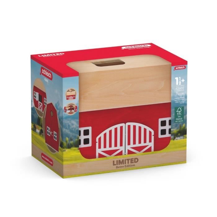 Schleich 42602 Farm World - Figurina Fattoria In Legno Retrò