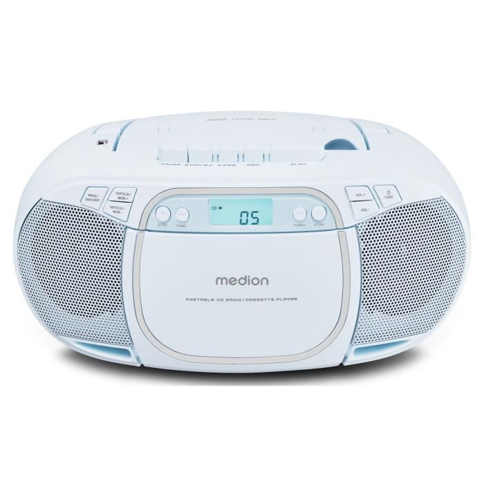 Radio Cd - Medion - Fm - 2x2,2w Rms - Blu