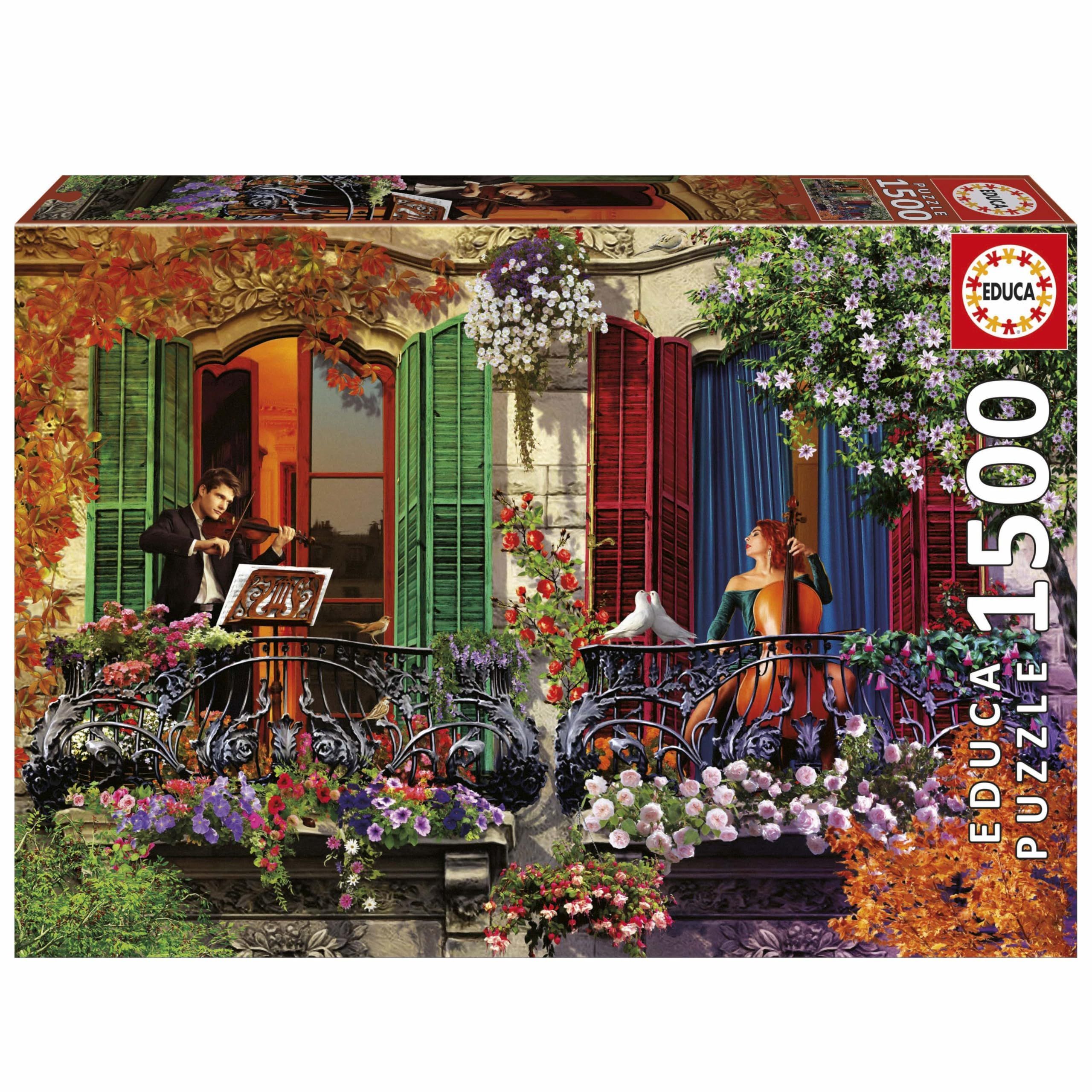Puzzle - Educa - Serenata - 1500 Pezzi - 85 X 60 Cm - Per Adulti - Tema Dipinti