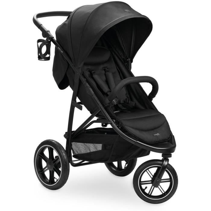 Hauck - Passeggino Fuoristrada - Rapid 3 Air - 3 Ruote - Chiusura Con 1 Mano - Nero