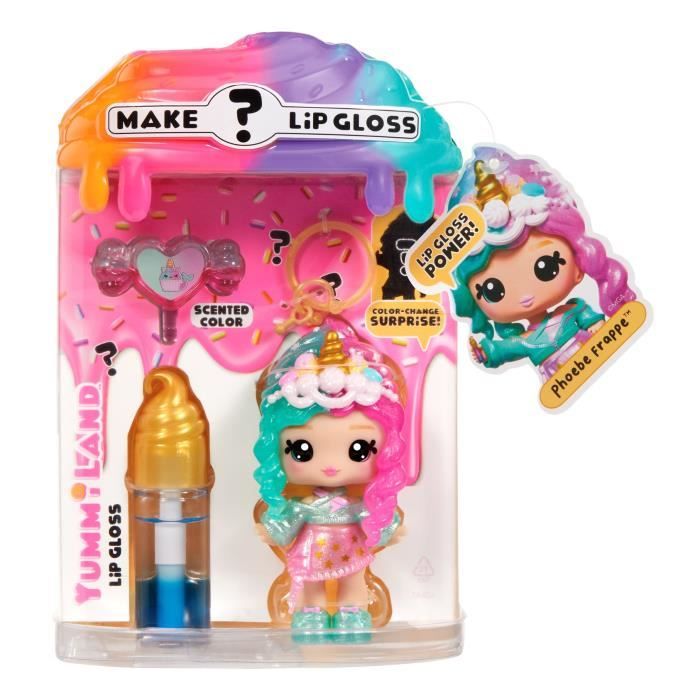 Yummiland Lip Gloss Doll - Combinazione Cambio Colore - Phoebe Frappe