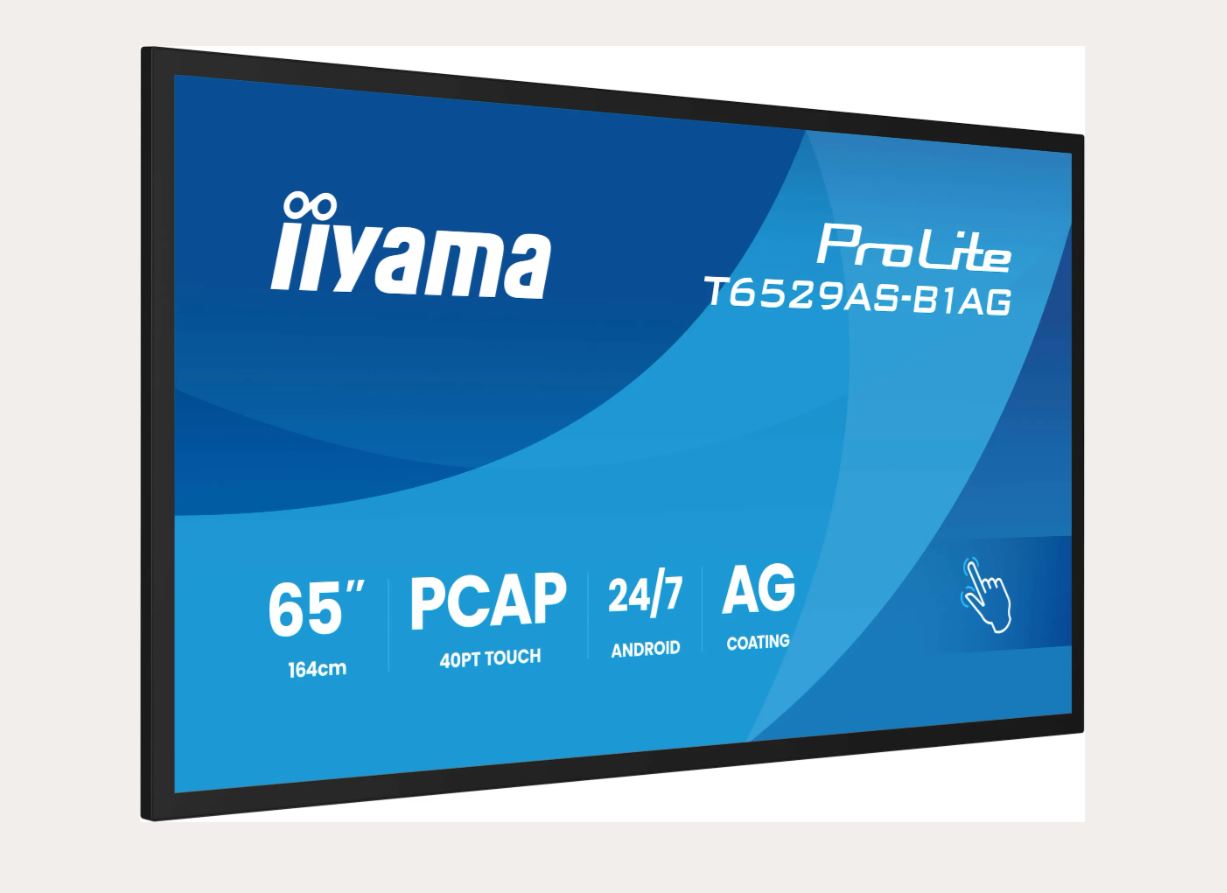 Iiyama Prolite T6529aS-B1ag - 165 Cm (65") Diagonalklasse (164 Cm (64.5") Sichtbar) LcD-Display Mit LeD-Hintergrundbeleuchtung - Digital Signage - mi