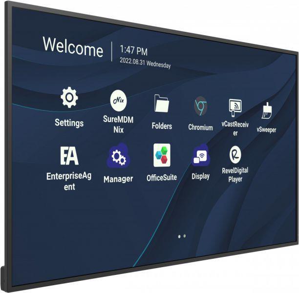 Viewsonic Viewboard Led Display - 109,20cm (43") - 4k - 450 Nits - Android 11 - 24/7 - UsB-C - Landscape & Portrait [energieklasse G] (cde4330)