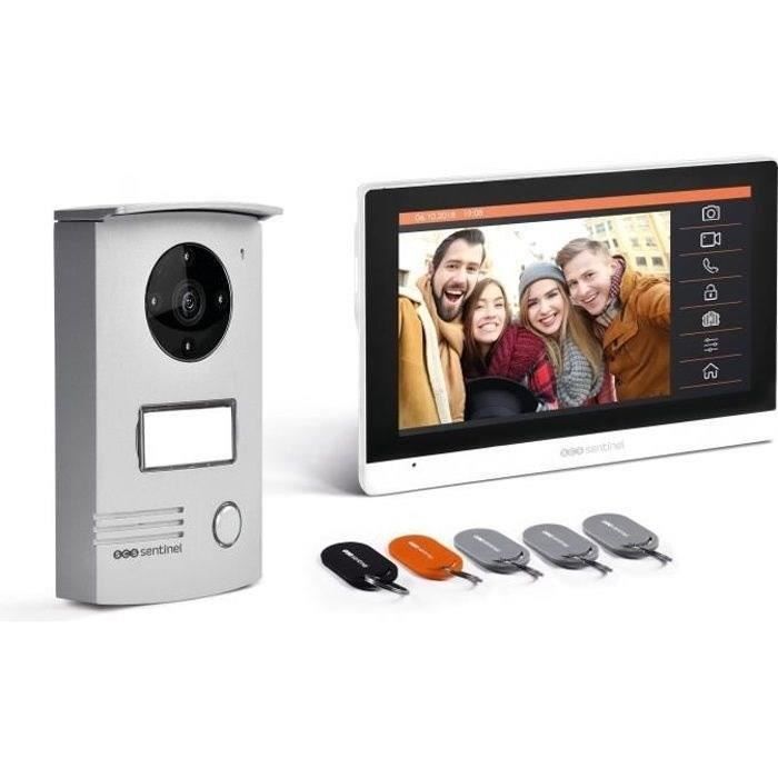 Videocitofono Cablato Con Badge Touch Screen 7 - Visiodoor 7+ Rfid