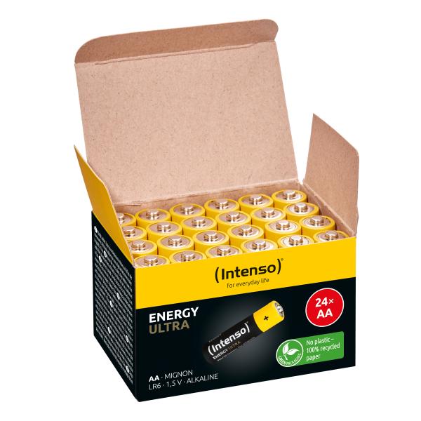 Intenso Batterie Alcaline Energy Ultra Aa Lr6 24pcs Paper Box - Image 4