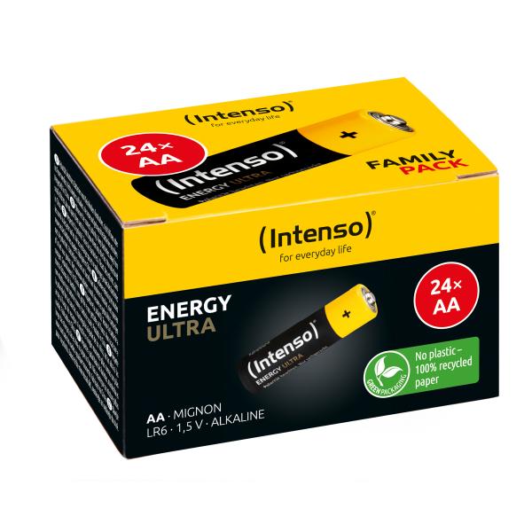 Intenso Batterie Alcaline Energy Ultra Aa Lr6 24pcs Paper Box - Image 3