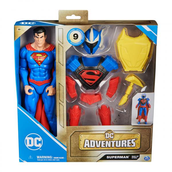 Pack 30 Cm Figurina Superman + Accessori Dc Adventures