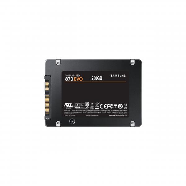 Samsung Ssd Interno 870 Evo 250gb 2,5 Sata 6gb/s  R/w 560/530 Mlc