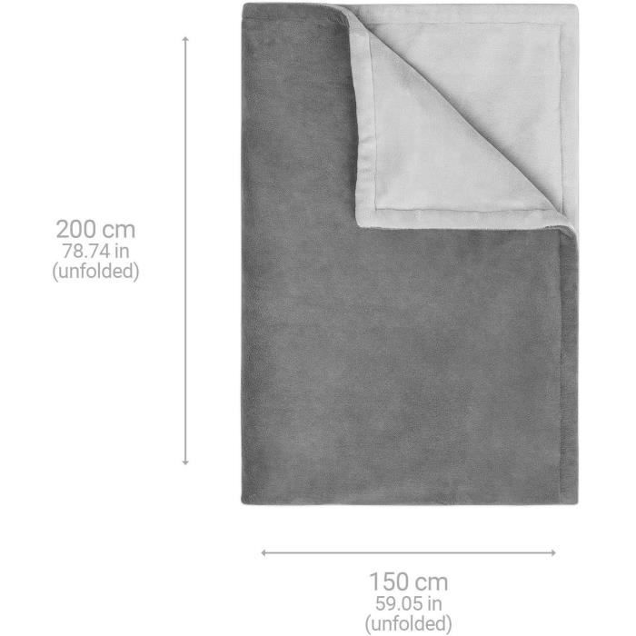 Coperta Riscaldata Medisana Xxl Hb 675 2x1,5 M Grigio - Image 5