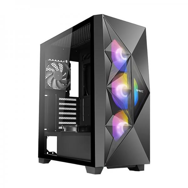 Antec Df800 Flux Midi Tower Nero (antec Df800 Flux Case, Gaming, Black, Mid Tower, 2 X Usb 3.0, Tempered Glass Side Window Panel, Geometrical Mesh de