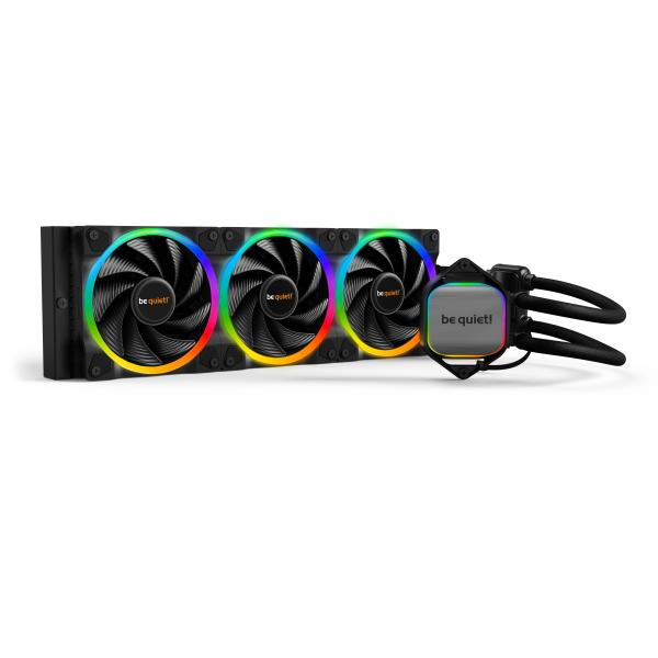Be Quiet! Pure Loop 2 Fx Rgb 360mm Liquid Cpu Cooler, 3 X 120mm Light Wings Argb Fans, Argb Pwm Hub