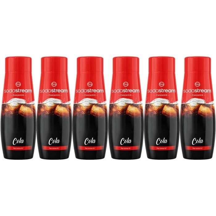 Set Di 6 Concentrati Cola Sodastream - 440ml