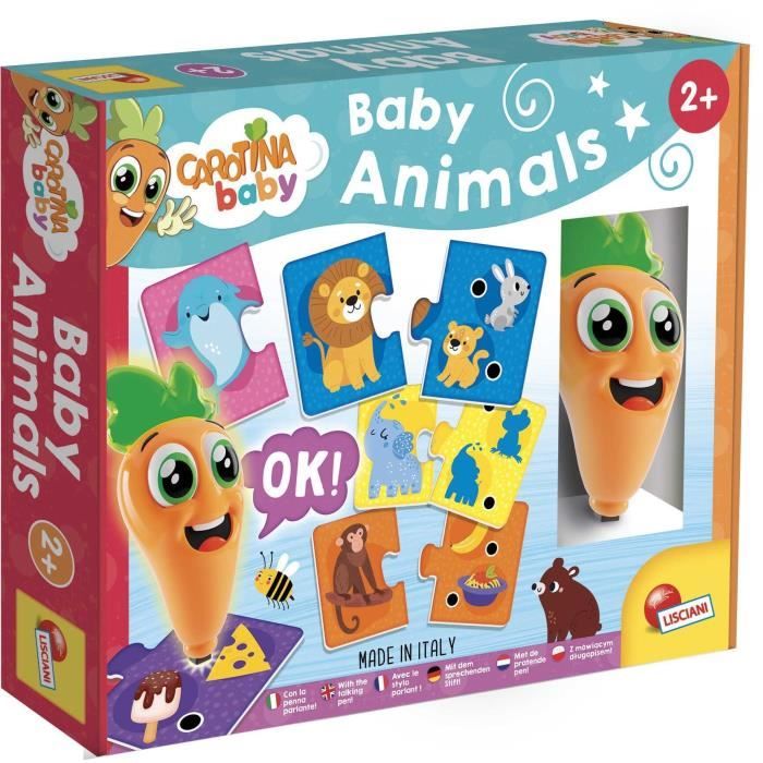 Penna Parlante - Carotina Baby - Apprendimento Con Gli Animali, Penna Interattiva