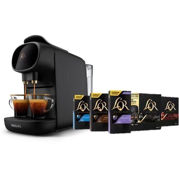 Macchina Da Caffè A Doppia Capsula - Philips - L'or Barista Sublime - Lm9012/65 - Nero + 50 Capsule Incluse
